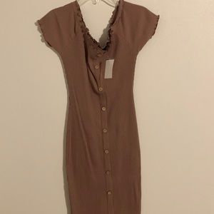 Brand new never worn button up dress